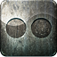 Highlight, flickr, grunge, social media, metal, engraved icon